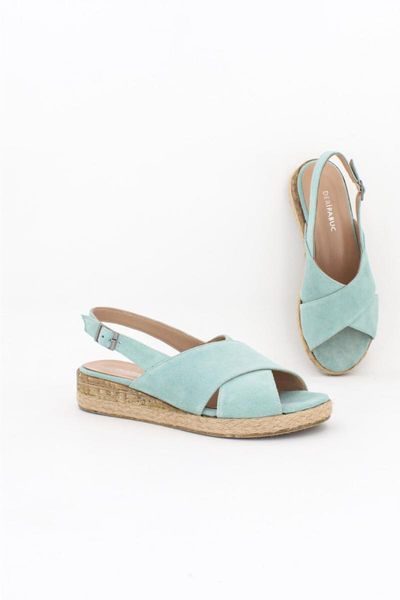 

sandals genuine leather mint suede women dp38-2125, Black