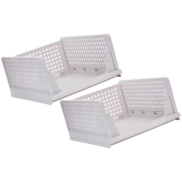 

hangers & racks 2pcs stackable clothes storage container creative drawer