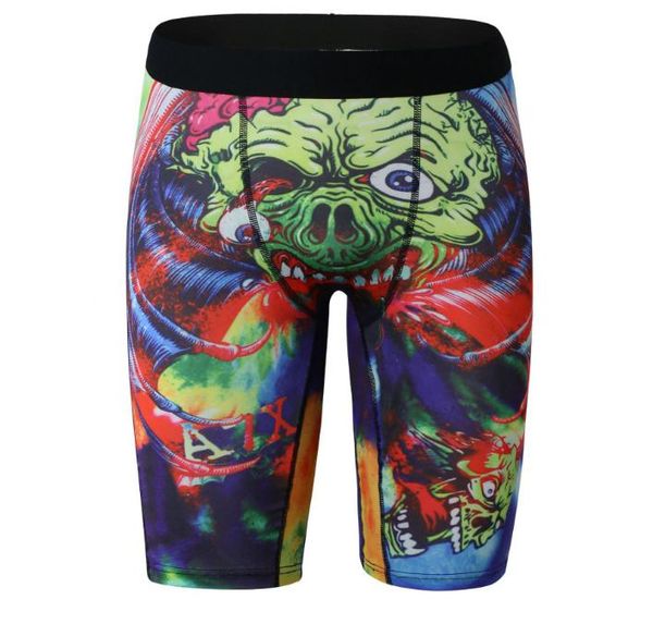 

shark men quick-dry boxers long bottoms underwears design swimwear shorts panties sports seaside short pants legging underpants male, Blue