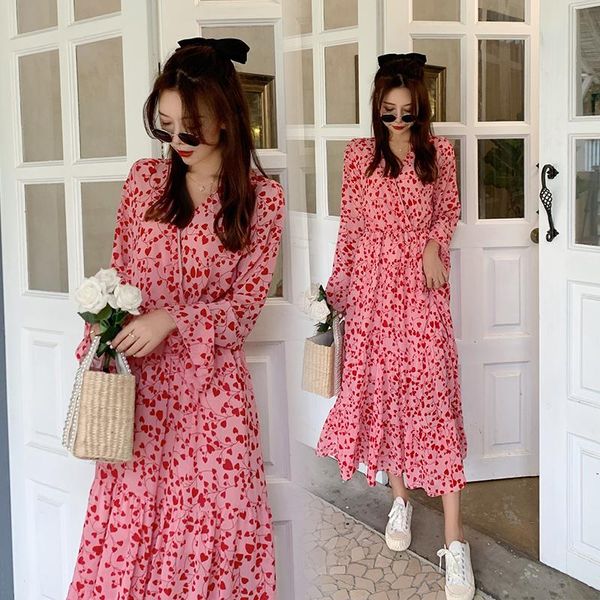 

maternity dresses fashion pregnant women long loose beach dress flare sleeve printing nursing lactation maxi, White