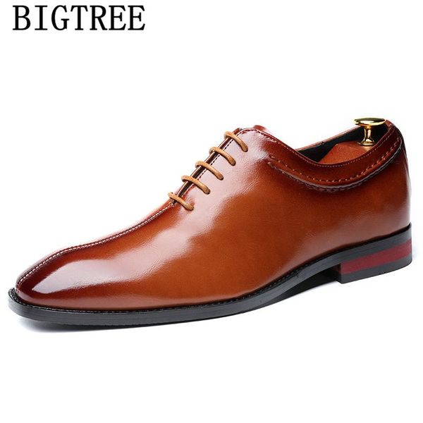 

dress shoes oxford for men coiffeur elegant italian brand office formal big size zapatos hombre bona, Black