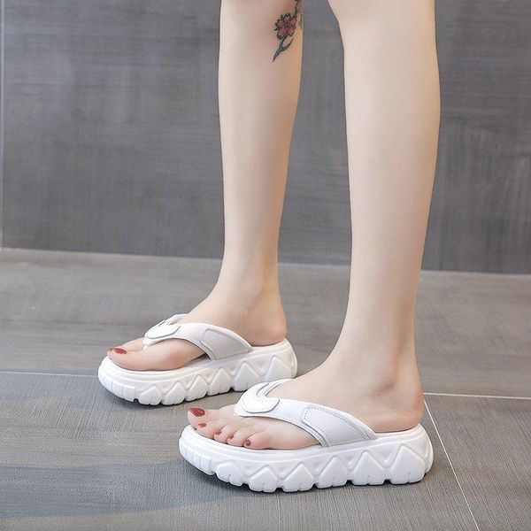 

slippers 2021 women's casual increase sandals non-slip platform sandal for female breathable outdoor shoes ladies, Black