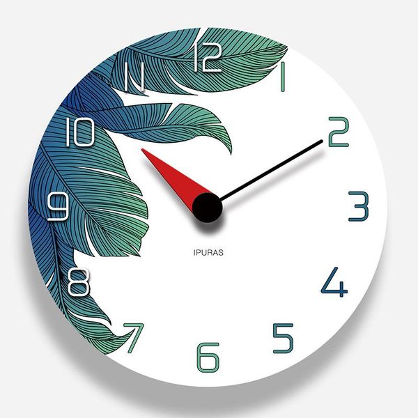 

wall clocks nordic simple wood clock modern design minimalist abstract watch living room luxury wandklok home decoration oo50wc