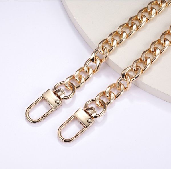 

120cm metal purse chain bags strap handle replacement handbag shoulder, Black