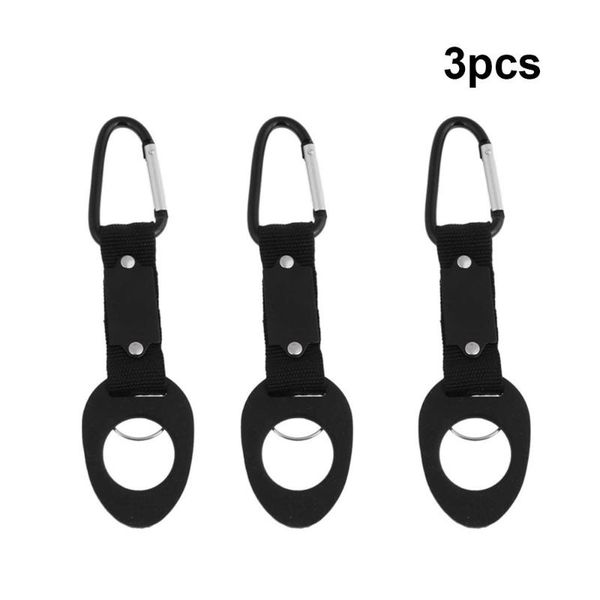

cords, slings and webbing 3pcs outdoor molle hanging strap buckle clip key water bottle hook belt