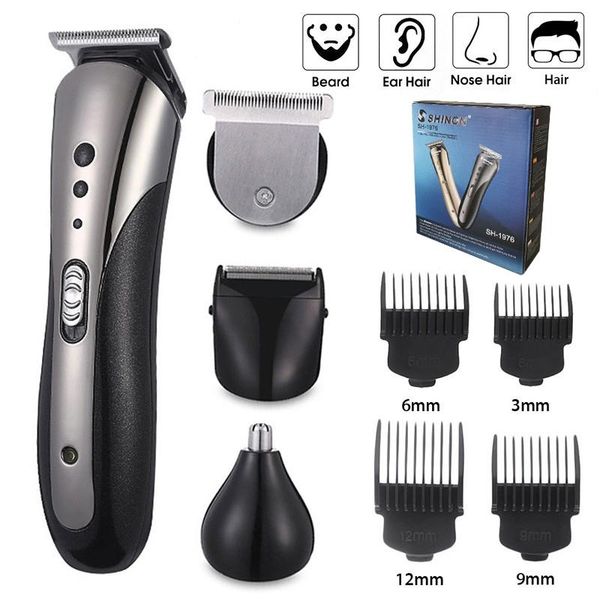 

rechargeable electric hair clipper low noise professional cutting machine led display for men style tools clippers