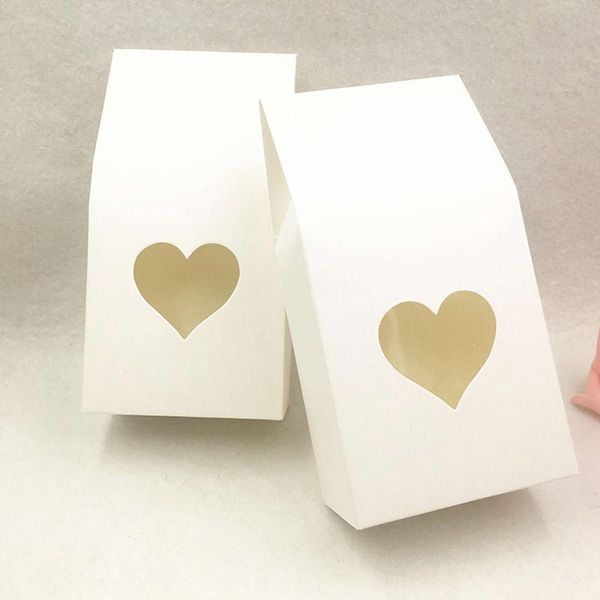 

gift wrap 50pcs paper handmade candy bags stand up window box for wedding jewelry food packing ef