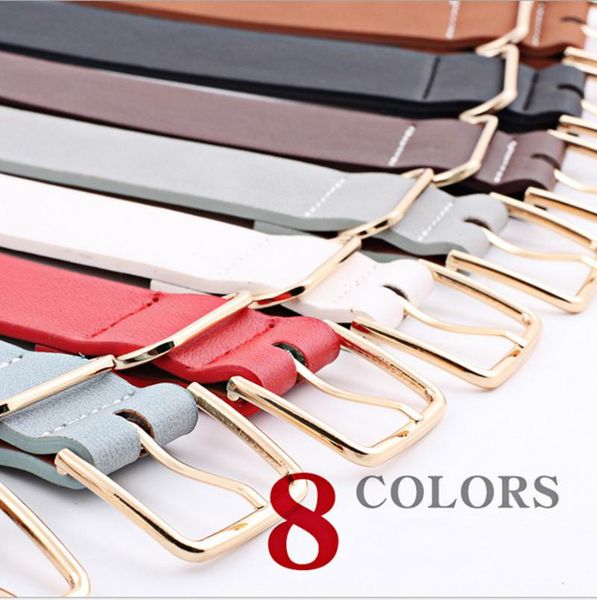 

belts 2021 ladies square buckle belt simple wild retro pin korean casual student trendy jeans dress, Black;brown