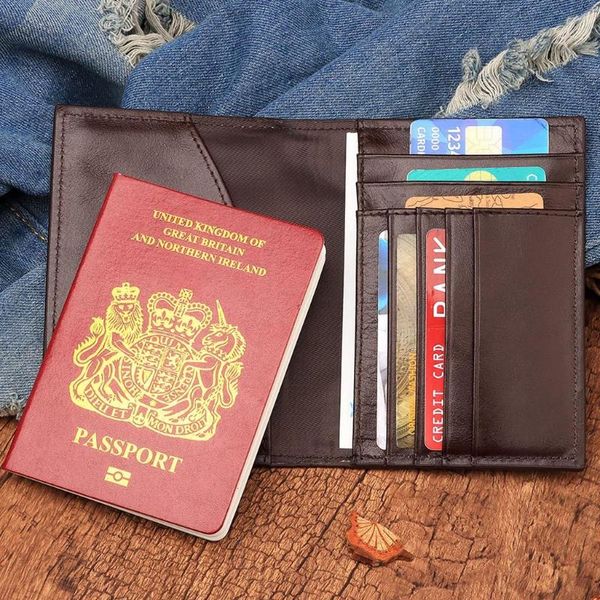 

simple passport card holder men wallet checkbook organizer coin purse fashion x7ya wallets, Red;black