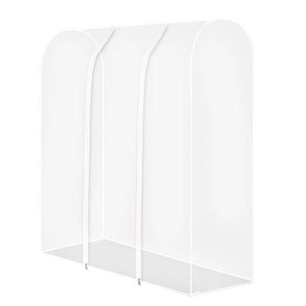 

clothing & wardrobe storage floor-standing plastic transparent translucent clothes rack dust cover coat and finishing special