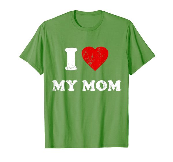 

i love my mom t-shirt, White;black