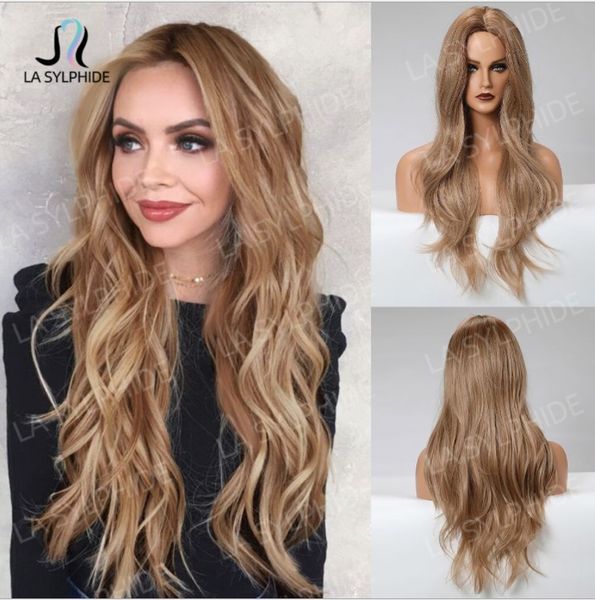 

synthetic wigs la sylphide curly brown women daily party fake, Black