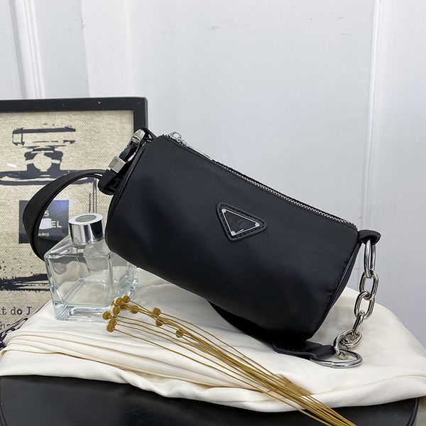 

factory direct sale 75% off boston women 2021 new solid color disco trend pillow leisure messenger cylinder bags