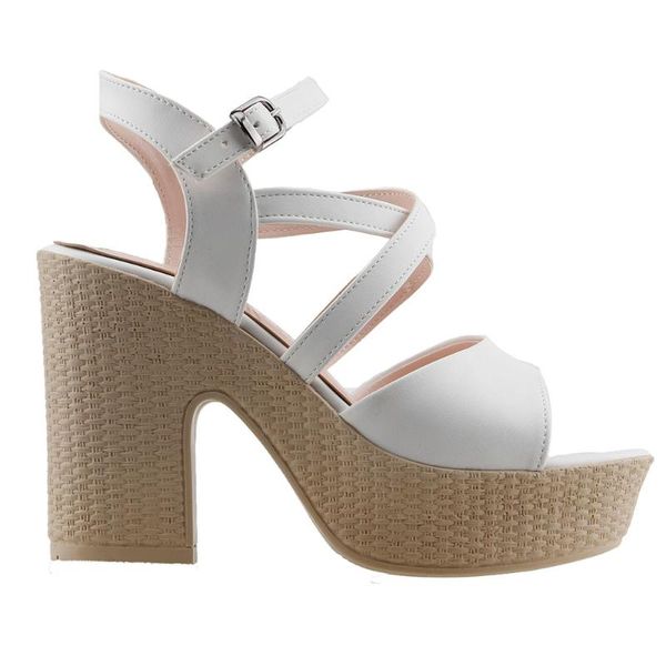 

ayakland 15136-1185  cm heel lady skin sandals shoes, Black