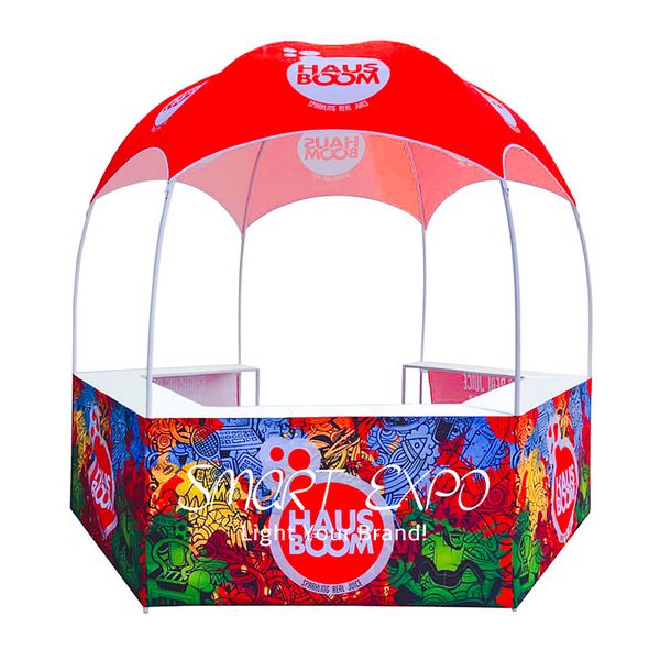 

pop up gazebo tent with custom printing advertising display graphics