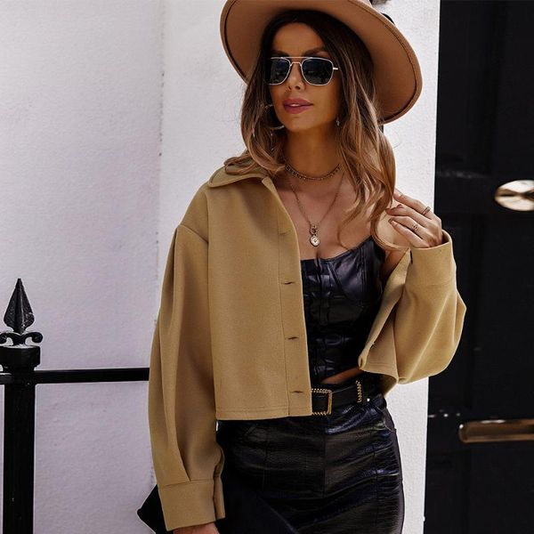 

women's jackets cropped windbreaker fall winter clothes women harajuku cardigan jacket streetwear korean fashion coat plus size coats, Black;brown