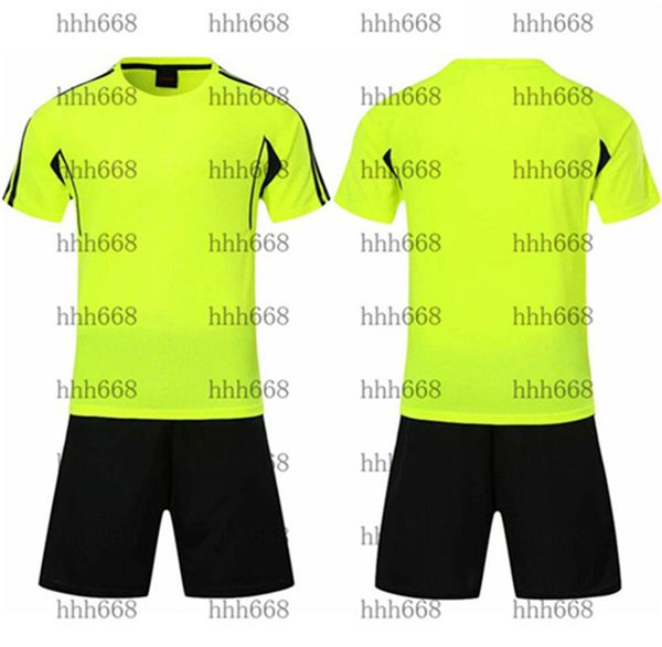 

2021 010251 football wear sets tracksuit short sleeve match training suit children's team jersey number logo customization 23, Black;white