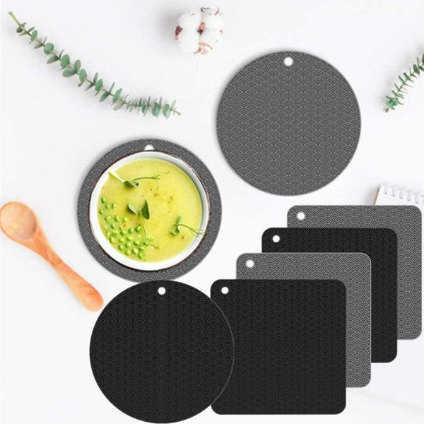 

mats & pads 2021 silicone honeycomb insulation kitchen table bowl home heat resistant placemat for dining