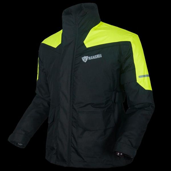 

rain wear reflective motorcycle raincoat riding breathable suit jackets double layer waterproof coat pants set impermeable moto
