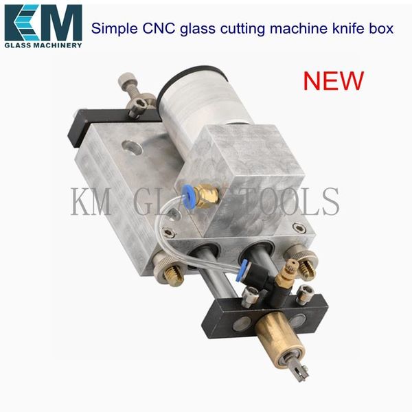 

machining simple cnc automatic glass cutting machine knife box. can cut straight lines and shapes.