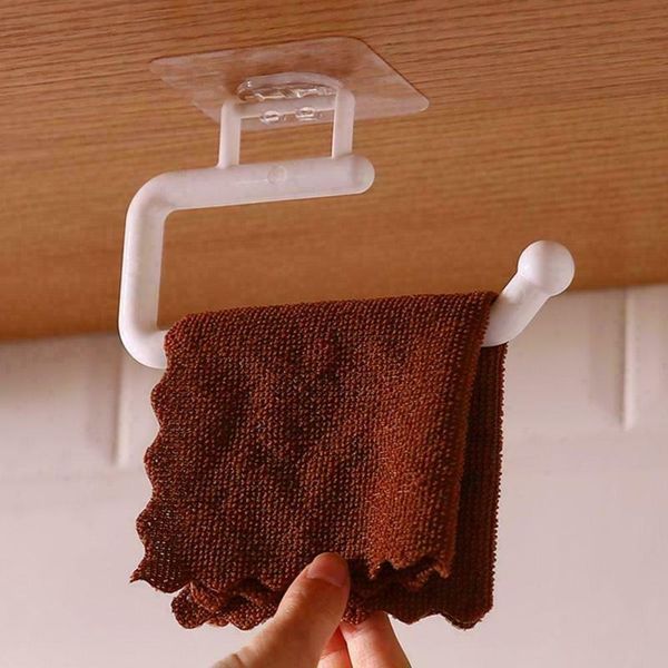 

towel hanger rack toilet paper holder kitchen roll shelf bathroom tissue household storage wall hanging racks & organization
