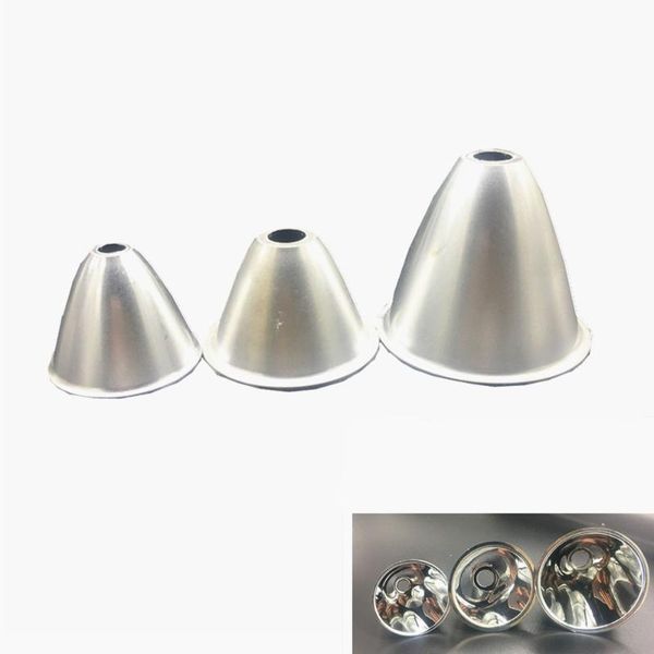 

lamp covers & shades 1pcs 40mm 50mm 60mm aluminum led reflector condenser cup reflect cap for cree diy xr-e q5 / xm-l xm-l2 c8 t6