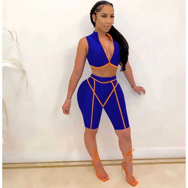 

tracksuit for women two 2 piece sets womens outfits summer set shorts sweat suits women workout sport biker shorts set bulk, Black;white