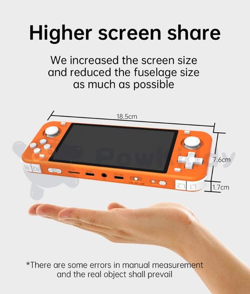 

[128gb]rgb10 max handheld large screen 5-inch open source video game student toy portable players