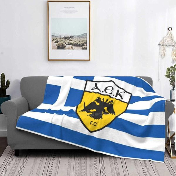 

blankets aek athens fc creative design comfortable flannel blanket football greece