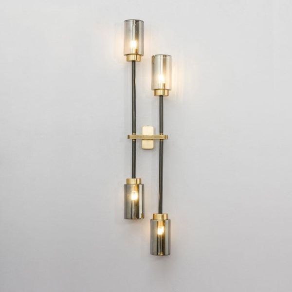 

wall lamps copper light lamp bedside double head designer's nordic minimalist bedroom living room lighting