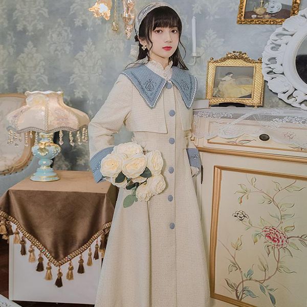 

women's wool & blends 2021 fashion clothing full coats and jackets women, Black