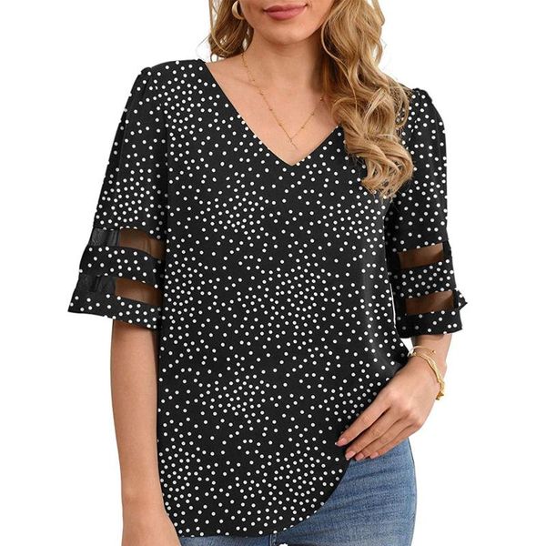

women's blouses & shirts v-neck off shoulder summer blouse women 2021 loose plus size femme blusas mujer de moda, White