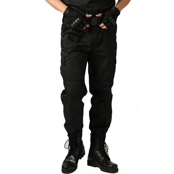 

men's pants houzhou black military tactical man training cargo for men joggers casual trousers swat hiking drop