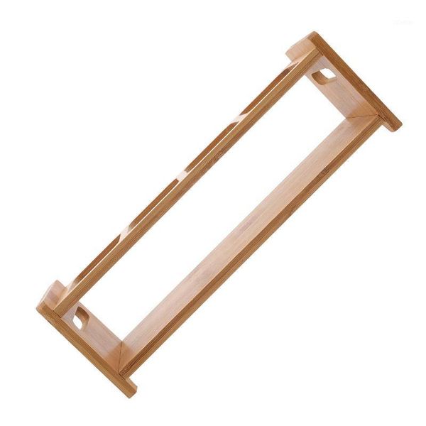 

hooks & rails 1pc seasoning jars storage rack four-holes design condiment bottle holder