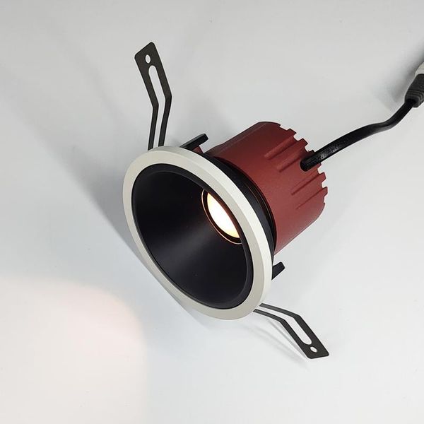 

downlights cob led recessed downlight ultra-narrow bezel china outernlux wuji anti-glare ceiling spot lights matte soft lamp 5w7