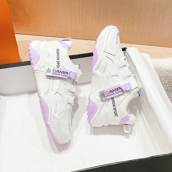 

dress shoes women fashion dad footwear casual clunky sneakers sports wedge lace-up lady breathable 9bs2, Black