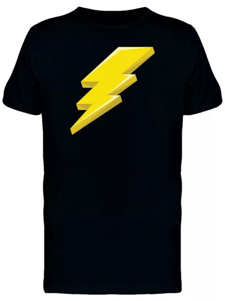 

Flash, Yellow Thunder Doodle Men's Tee -Image by Shutterstock, White;black