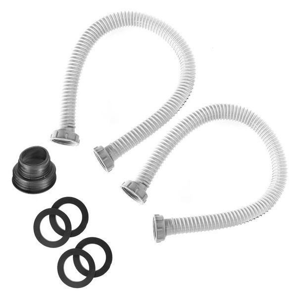 

other bath & toilet supplies 2pcs flexible drain hoses expandable sink plumbing tubing for kitchen bathroom