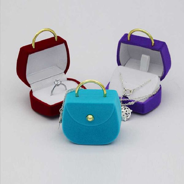 

cosmetic bags & cases ring earring necklace jewelry box square bag multifunctional portable