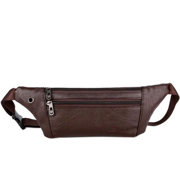 

men's waist bags leather chest male bolsa cell phone shoulder cross-body business ol multipurpose luxury