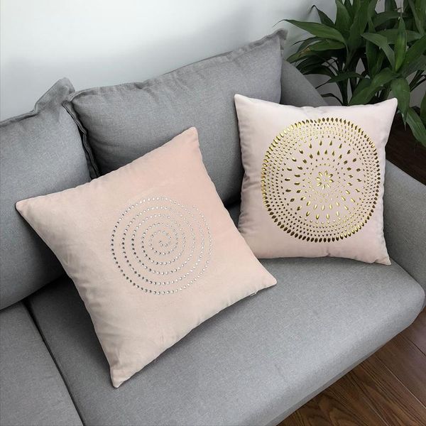 

cushion/decorative pillow luxury thick velvet color drilling cushion home sofa car el decorative pillowcase custom