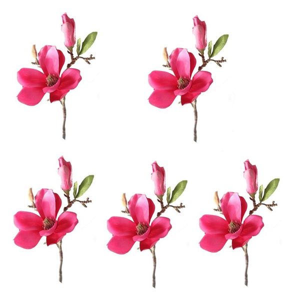 

wedding decoration silk flowers orchid nolia artificial for home decorative & wreaths