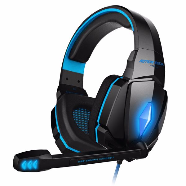 

kotion each gaming headset game headphones deep bass stereo earphone with led light microphone mic for pc lapps4 xbox