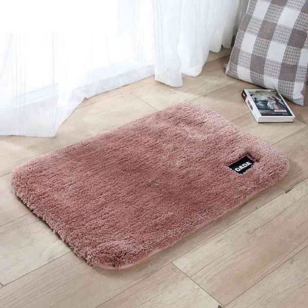 

velvet cake velvet household bedroom carpet floor toilet thickened bathroom non slip water absorbent foot mat