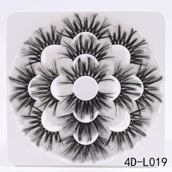 

false eyelashes 7 pairs wedding 3d mink faux cils thick gift dramatic natural handmade 100% soft maquiagem