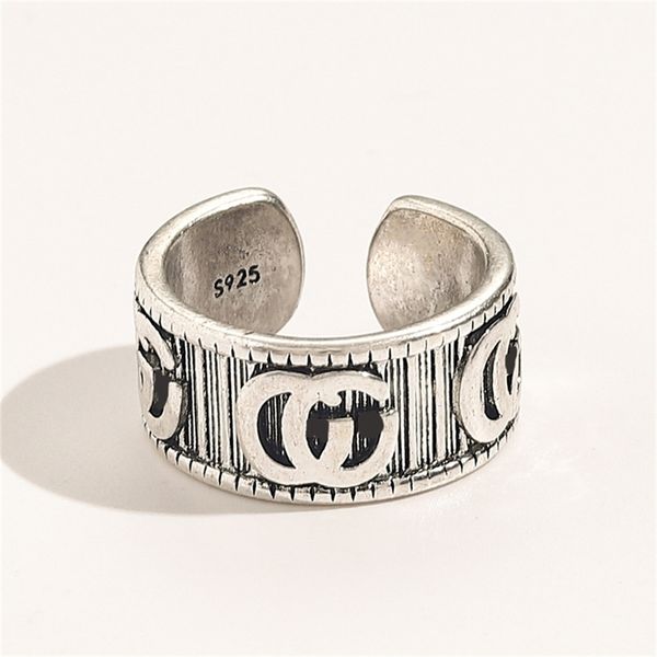 

85% off factory clearance silver copper ring double gear super classic open for men and women