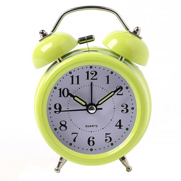 

other clocks & accessories deskmultifunction living room lightweight battery operated alarm clock mini portable table metal bedroom with