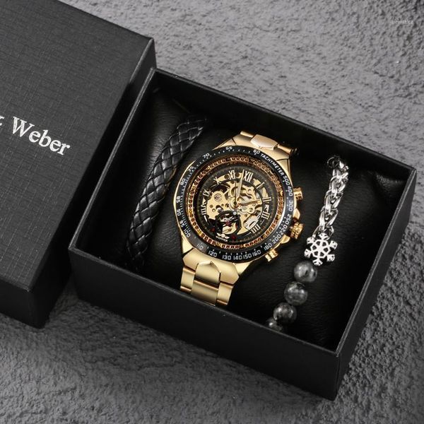 

wristwatches keller & weber watches mens 2021 luxury men mechanical wristwatch stainless steel watch brand male, Slivery;brown