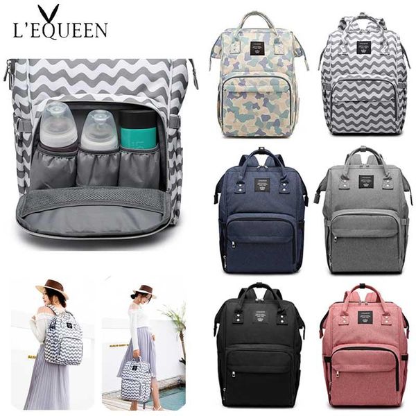 

backpack mommy travel dry wet bag baby nursing large diaper pregnant woman stroller lequeen