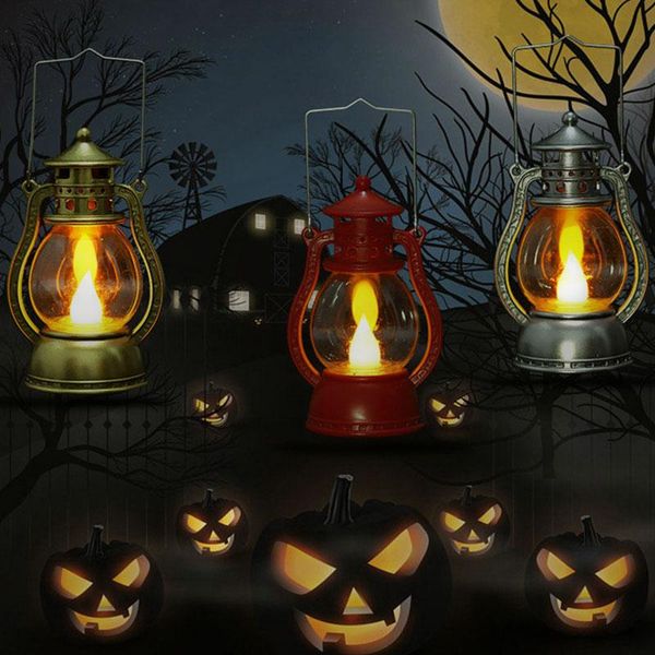 

strings halloween led lantern flameless gift wall decor party lamp portable light creative flickering home hanging 2021